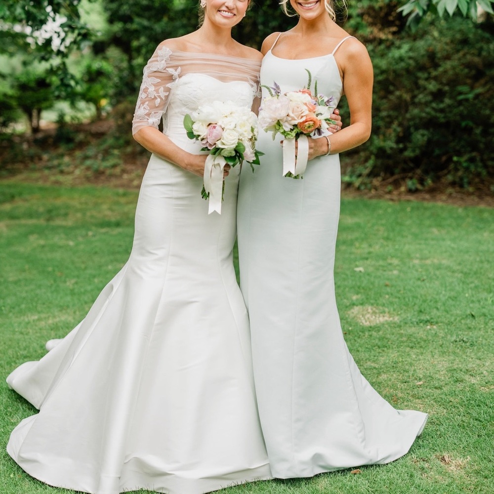 Mint Amsale Bridesmaid Dress Moe GB100A
